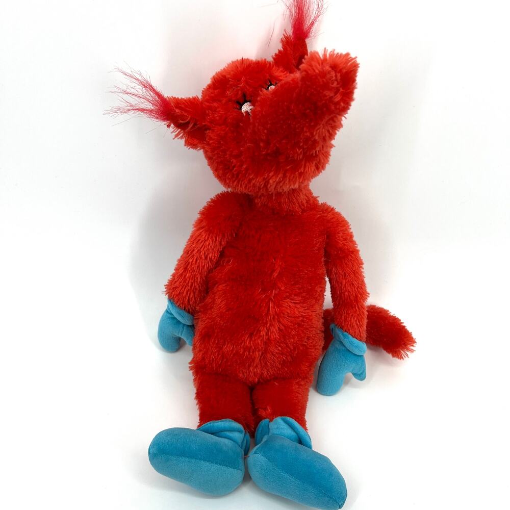 Kohl's Cares Plush Dr. Seuss Fox in Socks 18" Red Blue Stuffed Animal